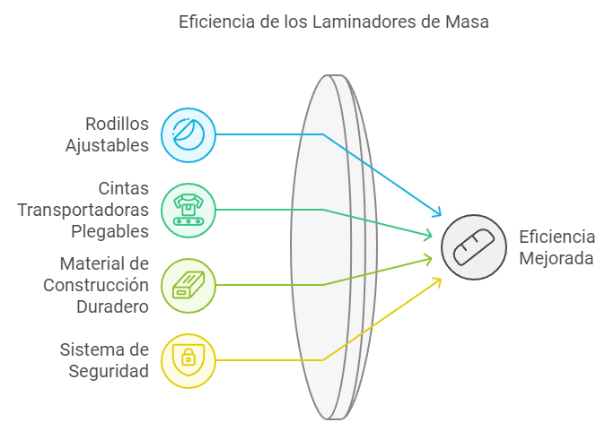 caracteristicas laminadora de masa